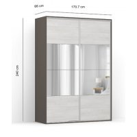 DRESSING LEX 171-240-66 D GRI/MSJ/O